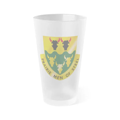 195 Armor Regiment (U.S. Army) Frosted Pint Glass 16oz Default Title - Go Mug Yourself