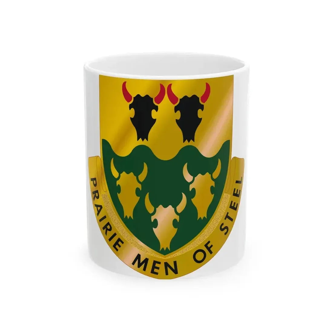 195 Armor Regiment (U.S. Army) White Coffee Mug 11oz - Go Mug Yourself