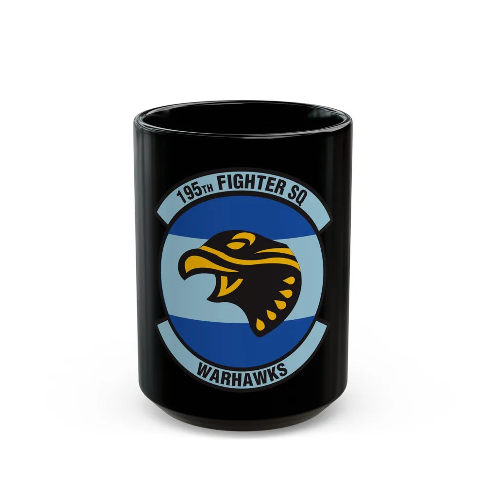 195 Fighter Squadron (U.S. Air Force) Black Coffee Mug-15oz-Go Mug Yourself