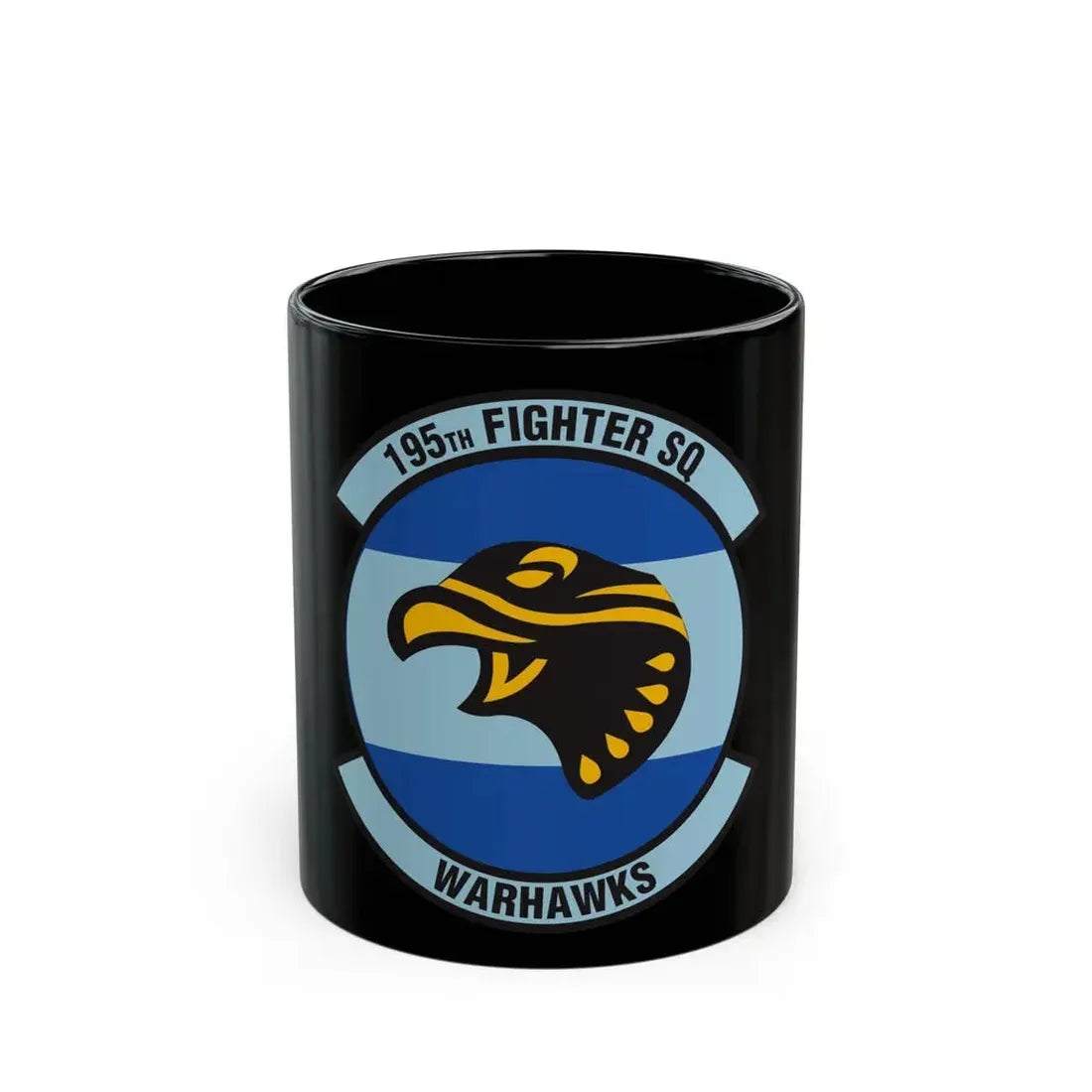 195 Fighter Squadron (U.S. Air Force) Black Coffee Mug - Go Mug Yourself
