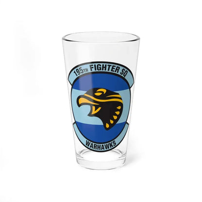 195 Fighter Squadron (U.S. Air Force) Pint Glass 16oz 16oz - Go Mug Yourself