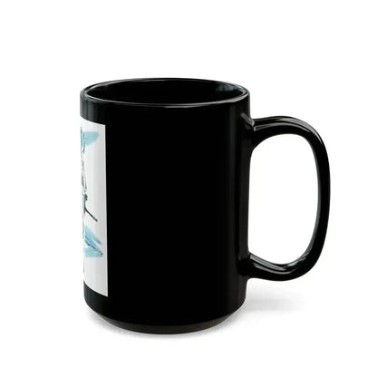 1950 fashion illustration from Woman's Journal - Black Coffee Mug - Go Mug Yourself