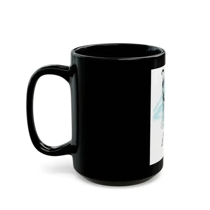1950 fashion illustration from Woman's Journal - Black Coffee Mug - Go Mug Yourself