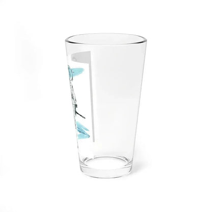 1950 fashion illustration from Woman's Journal (Magazine Illustration) Pint Glass 16oz - Go Mug Yourself