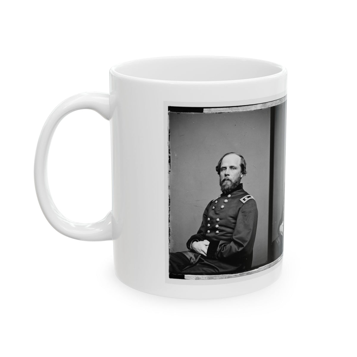 Portrait Of Maj. Gen. Darius Nash Couch, Officer Of The Federal Army (U.S. Civil War) White Coffee Mug