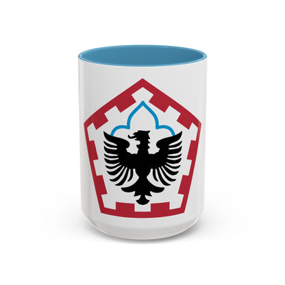 555th Engineer Brigade (U.S. Army) Accent Coffee Mug