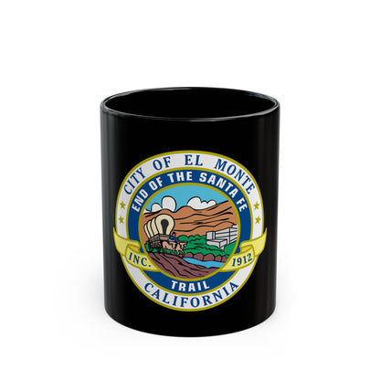 Seal of El Monte California - Black Coffee Mug
