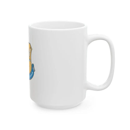 Flag of Kostanay Kazakhstan - White Coffee Mug-Go Mug Yourself