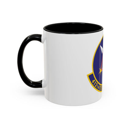 412th Test Support Squadron (U.S. Air Force) Accent Coffee Mug