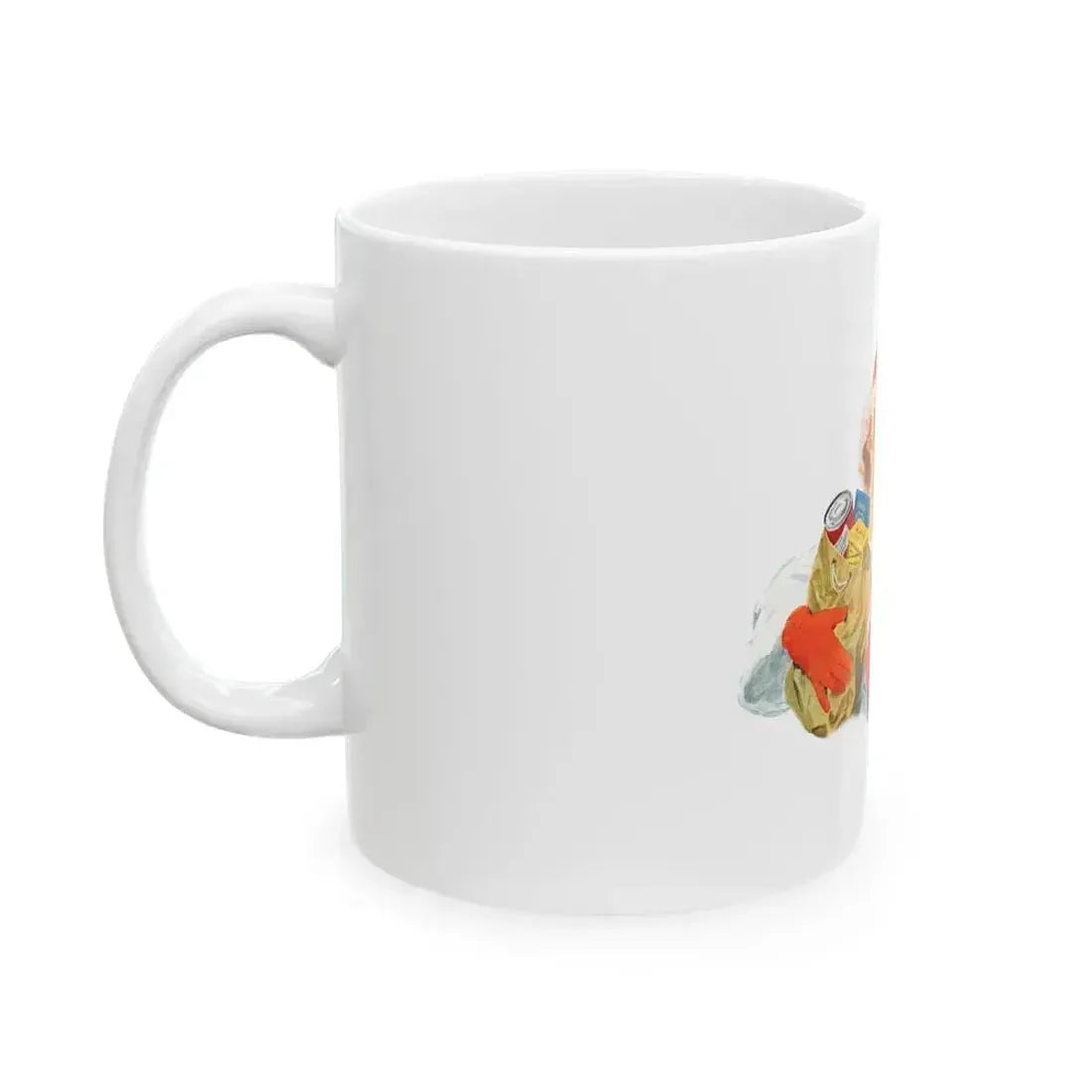 1954 illustration for Coca Cola - White Coffee Mug - Go Mug Yourself