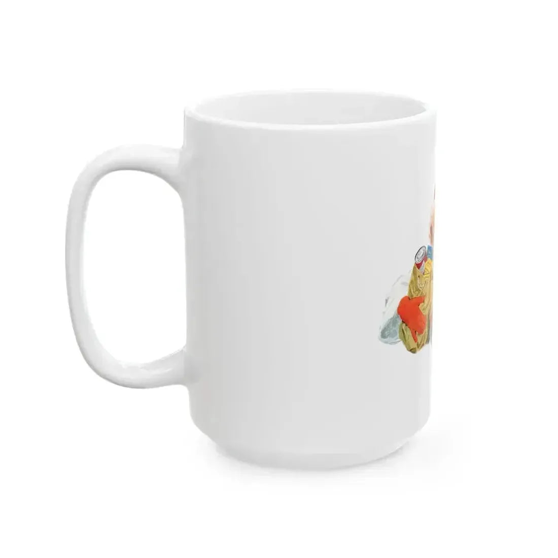 1954 illustration for Coca Cola - White Coffee Mug - Go Mug Yourself