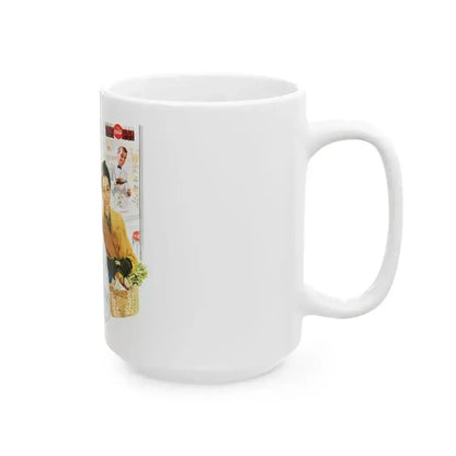 1954 illustration for Coca Cola - White Coffee Mug - Go Mug Yourself
