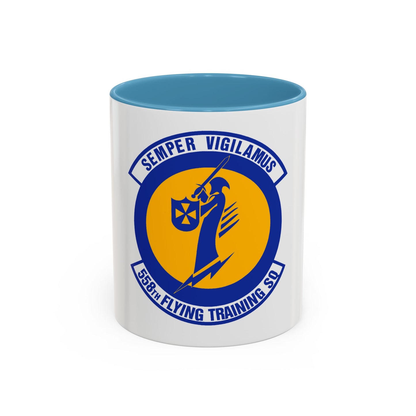558 Flying Training Squadron AETC (U.S. Air Force) Accent Coffee Mug