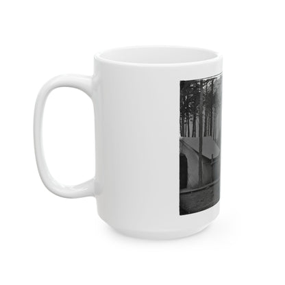Brandy Station, Virginia. Winter Camp Of Chief Commissary Army Of The Potomac (U.S. Civil War) White Coffee Mug
