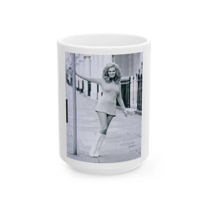 Julie Ege #193 (Vintage Female Icon) White Coffee Mug-15oz-Go Mug Yourself