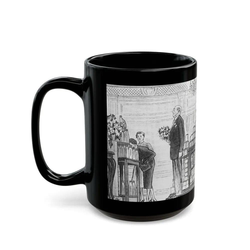 Fancy Town (2) - Black Coffee Mug-Go Mug Yourself