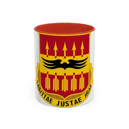 195th Antiaircraft Artillery Battalion (U.S. Army) Accent Coffee Mug 11oz Red - Go Mug Yourself