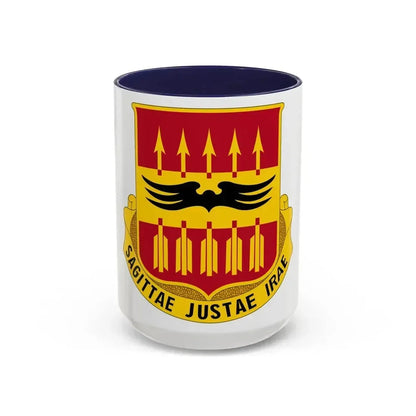 195th Antiaircraft Artillery Battalion (U.S. Army) Accent Coffee Mug 15oz Navy - Go Mug Yourself
