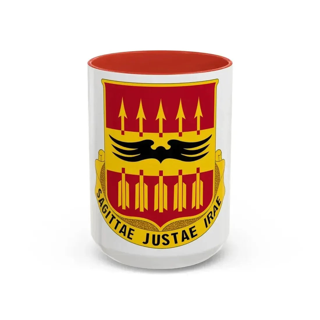 195th Antiaircraft Artillery Battalion (U.S. Army) Accent Coffee Mug 15oz Red - Go Mug Yourself