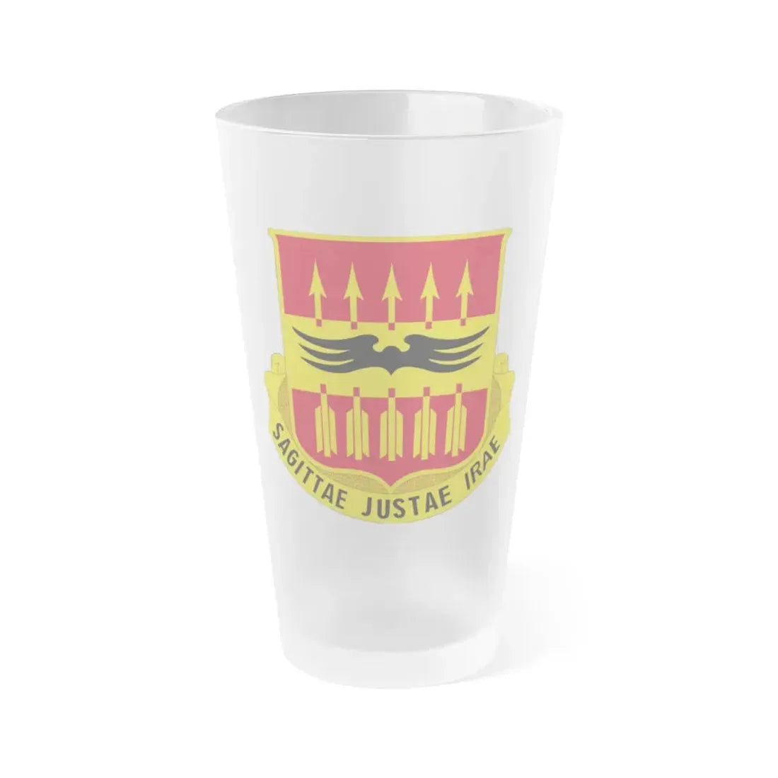 195th Antiaircraft Artillery Battalion (U.S. Army) Frosted Pint Glass 16oz Default Title - Go Mug Yourself