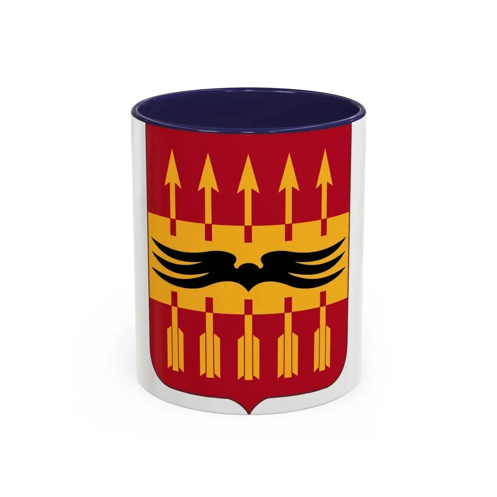 195th Antiaircraft Artillery Battalion v2 (U.S. Army) Accent Coffee Mug 11oz Navy - Go Mug Yourself