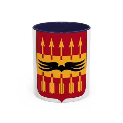 195th Antiaircraft Artillery Battalion v2 (U.S. Army) Accent Coffee Mug 11oz Navy - Go Mug Yourself
