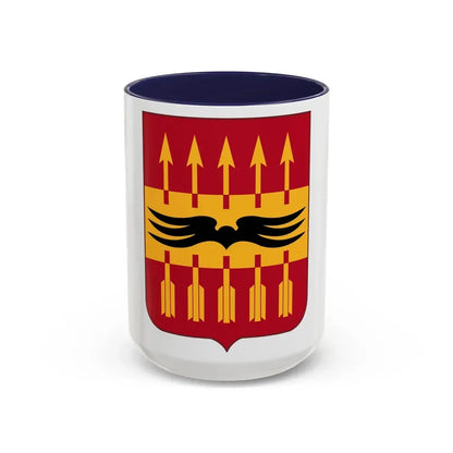 195th Antiaircraft Artillery Battalion v2 (U.S. Army) Accent Coffee Mug 15oz Navy - Go Mug Yourself