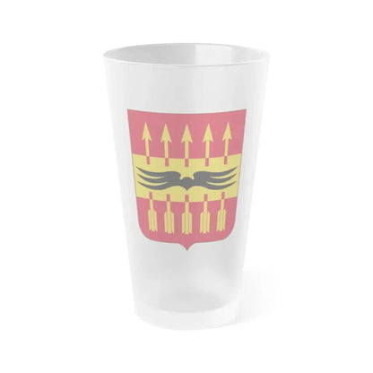195th Antiaircraft Artillery Battalion v2 (U.S. Army) Frosted Pint Glass 16oz Default Title - Go Mug Yourself