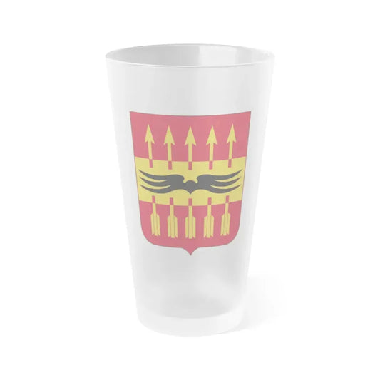 195th Antiaircraft Artillery Battalion v2 (U.S. Army) Frosted Pint Glass 16oz Default Title - Go Mug Yourself