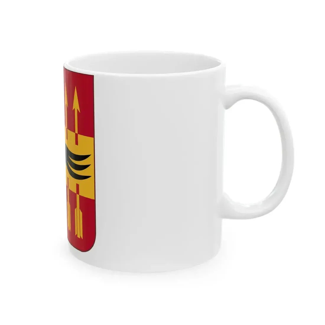 195th Antiaircraft Artillery Battalion v2 (U.S. Army) White Coffee Mug - Go Mug Yourself