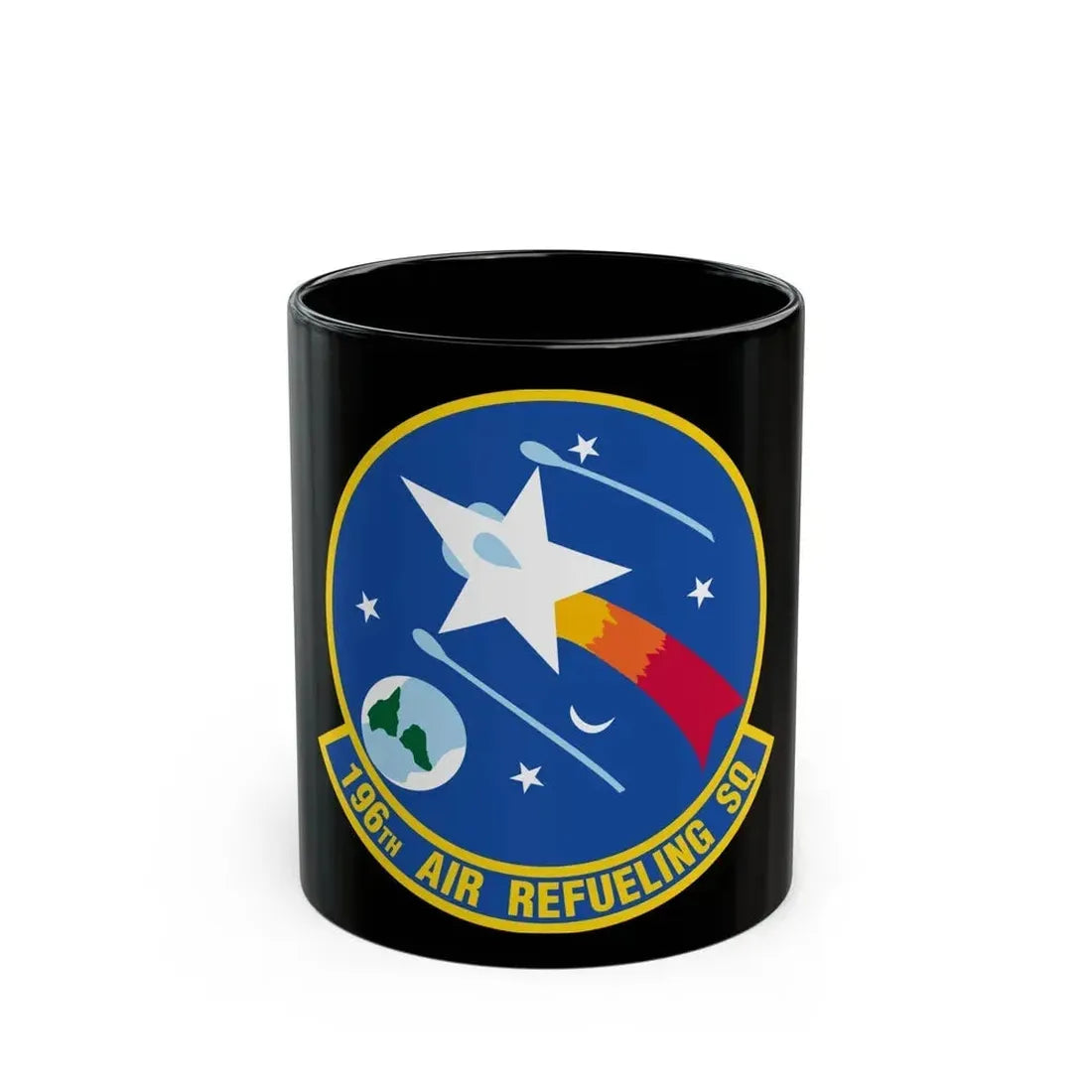 196 Air Refueling Squadron (U.S. Air Force) Black Coffee Mug 11oz - Go Mug Yourself