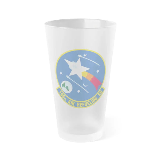 196 Air Refueling Squadron (U.S. Air Force) Frosted Pint Glass 16oz Default Title - Go Mug Yourself