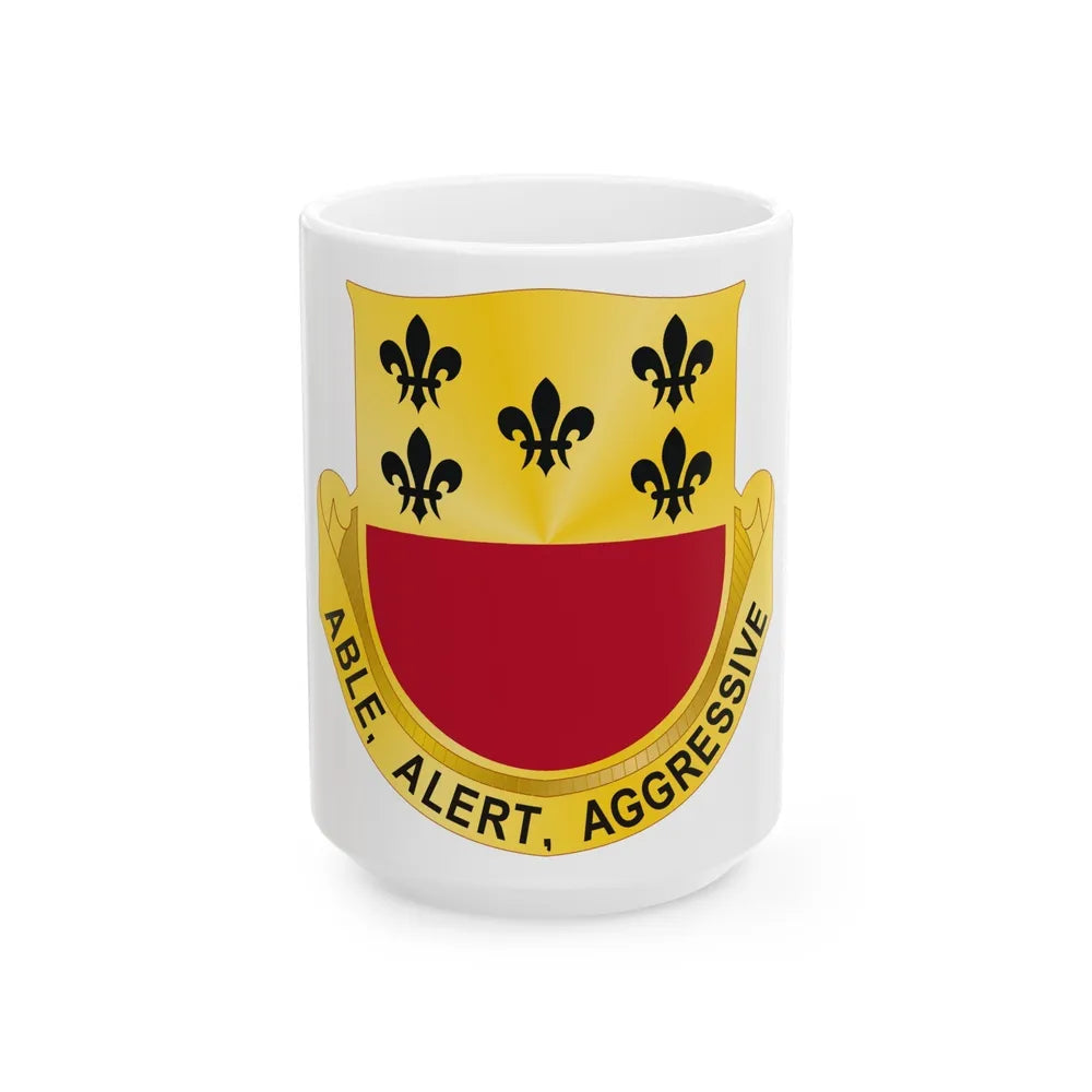 196 Armor Regiment (U.S. Army) White Coffee Mug-15oz-Go Mug Yourself