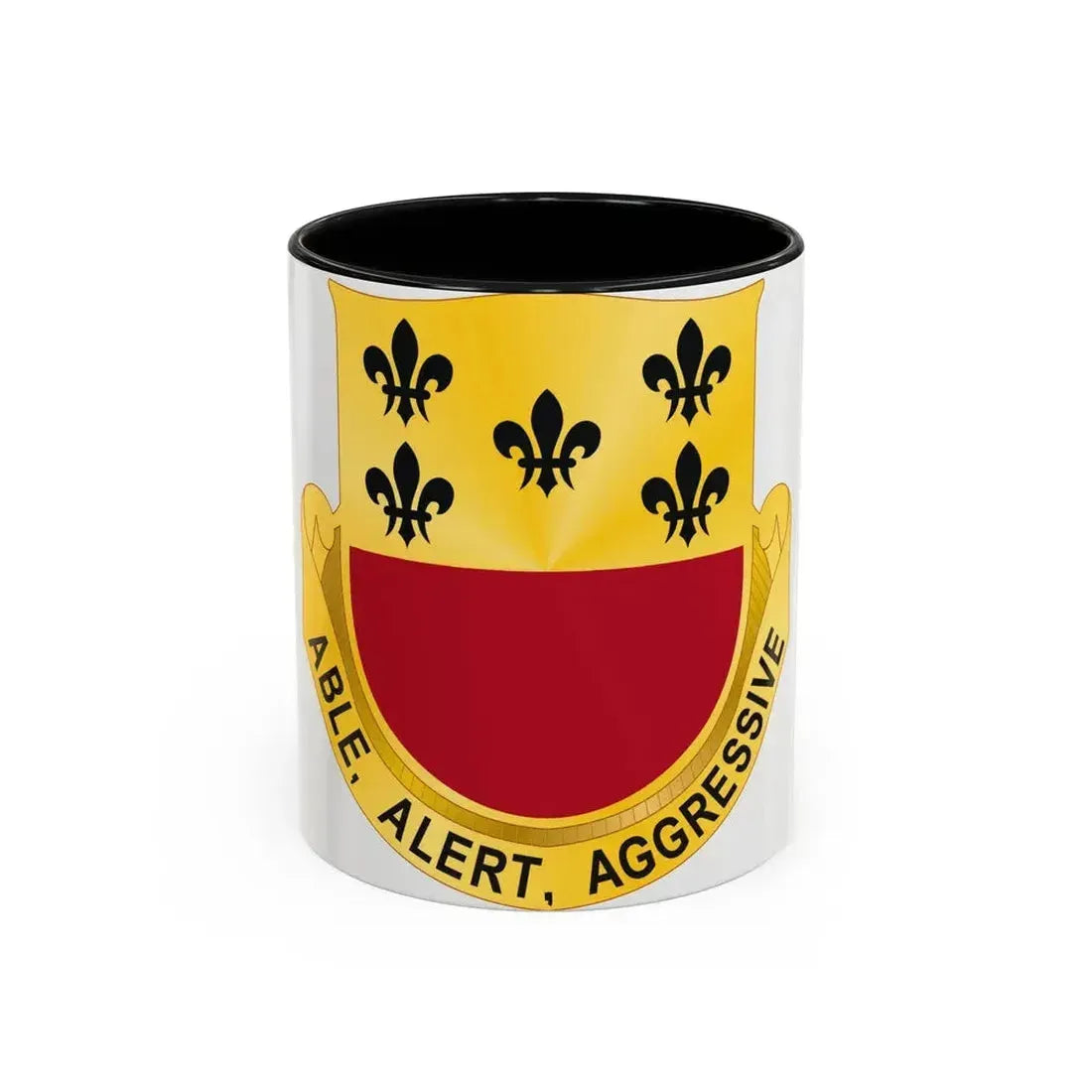 196 Armor Regiment (U.S. Army) Accent Coffee Mug 11oz Black - Go Mug Yourself