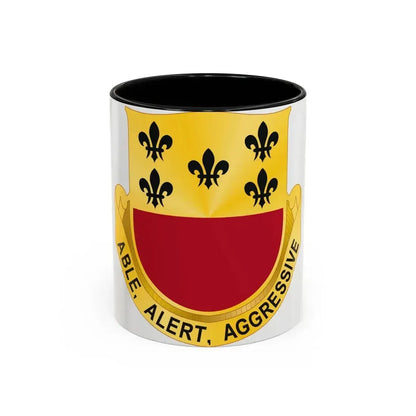 196 Armor Regiment (U.S. Army) Accent Coffee Mug 11oz Black - Go Mug Yourself