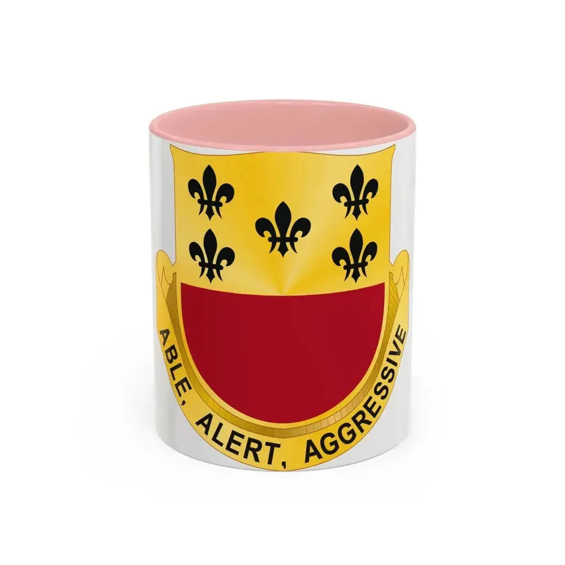 196 Armor Regiment (U.S. Army) Accent Coffee Mug 11oz Pink - Go Mug Yourself