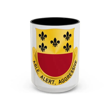 196 Armor Regiment (U.S. Army) Accent Coffee Mug 15oz Black - Go Mug Yourself