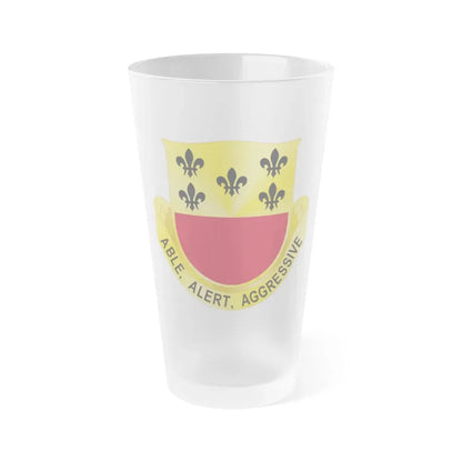 196 Armor Regiment (U.S. Army) Frosted Pint Glass 16oz Default Title - Go Mug Yourself