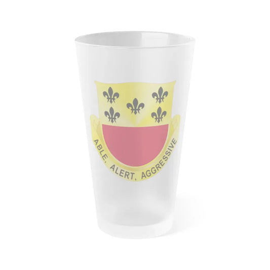 196 Armor Regiment (U.S. Army) Frosted Pint Glass 16oz Default Title - Go Mug Yourself