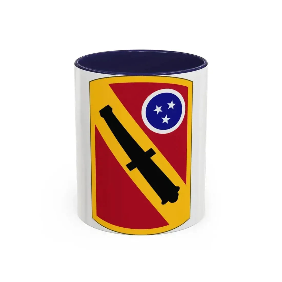 196 Field Artillery Brigade (U.S. Army) Accent Coffee Mug 11oz Navy - Go Mug Yourself