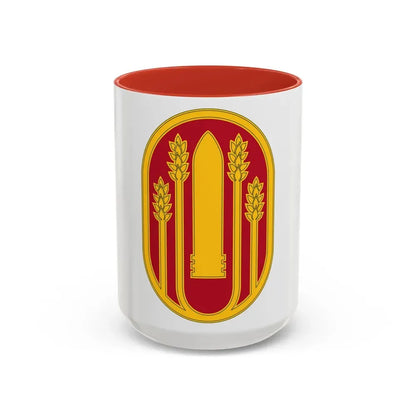 196 Maneuver Enhancement Brigade (U.S. Army) Accent Coffee Mug 15oz Red - Go Mug Yourself
