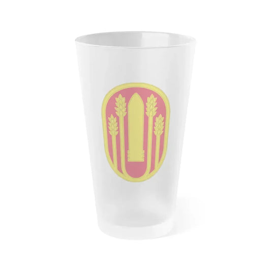 196 Maneuver Enhancement Brigade (U.S. Army) Frosted Pint Glass 16oz Default Title - Go Mug Yourself