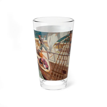 Squanto and the Miracle of Thanksgiving, interior illustrations (21), 2012 (Magazine Illustration) Pint Glass 16oz