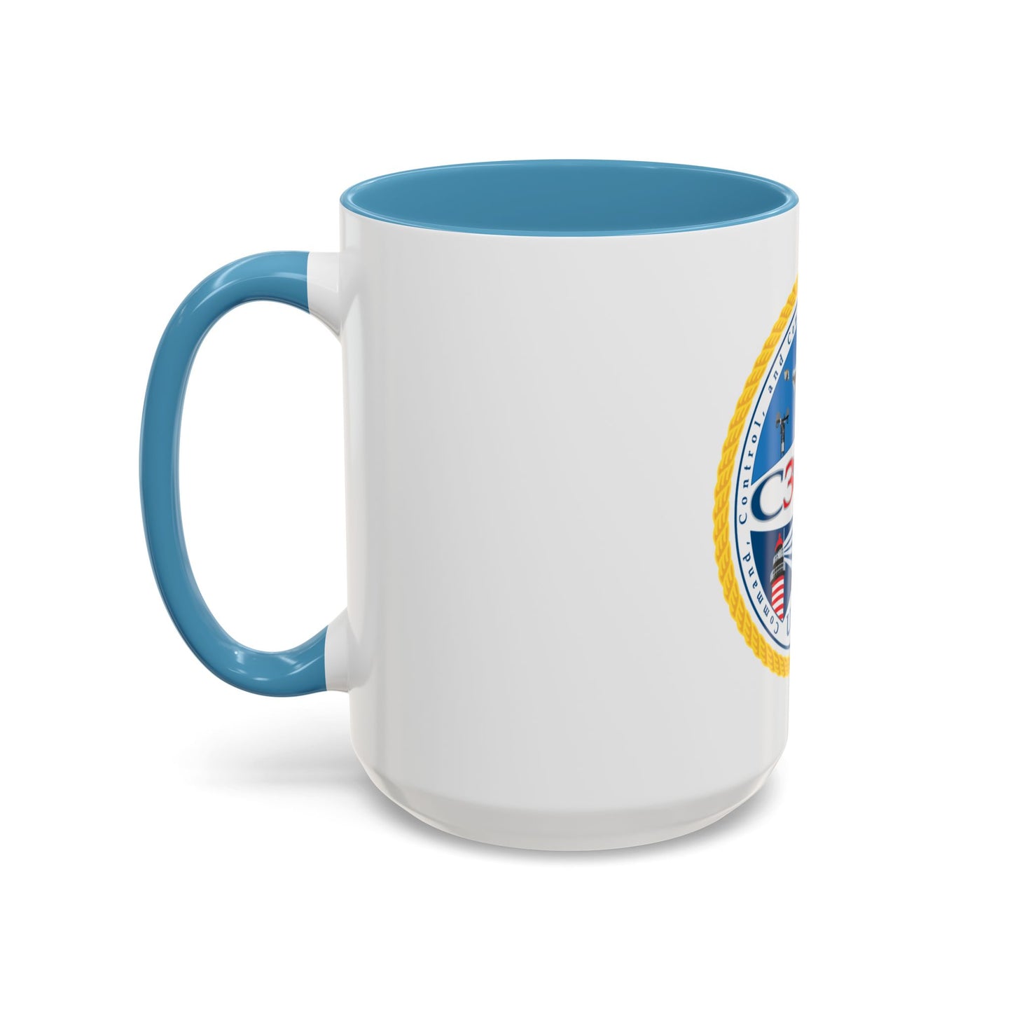 USCG C3 Cen Command Control Comm Engineering (U.S. Coast Guard) Accent Coffee Mug