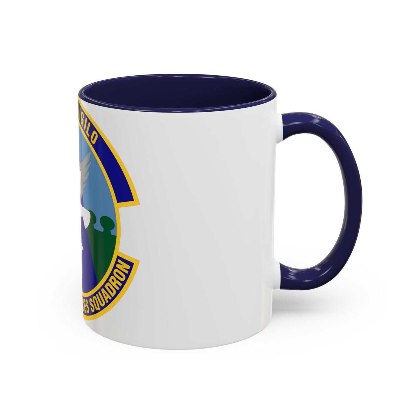 87 Security Forces Squadron AMC (U.S. Air Force) Accent Coffee Mug