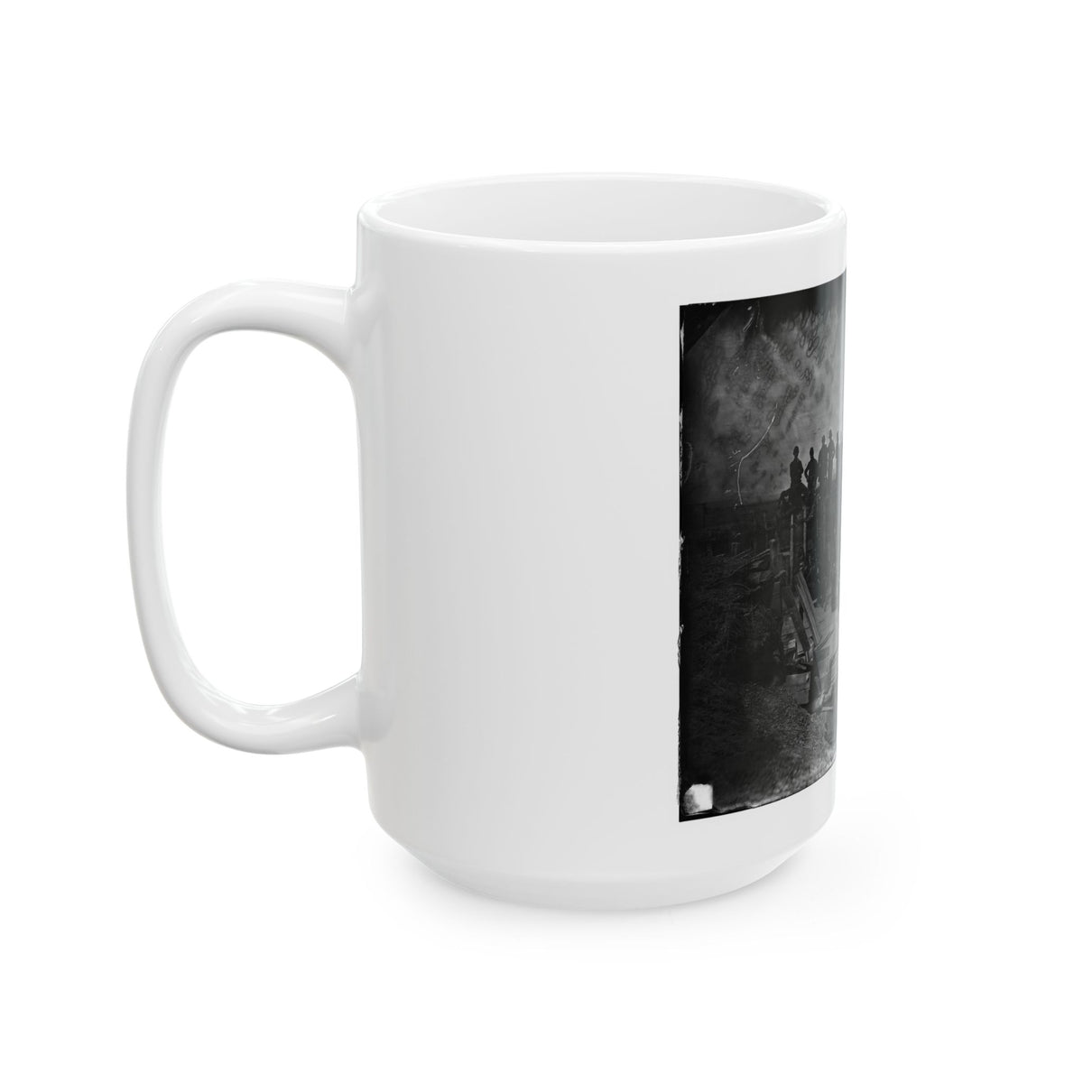 Manassas, Va. Men Of Co. C, 41st New York Infantry (U.S. Civil War) White Coffee Mug