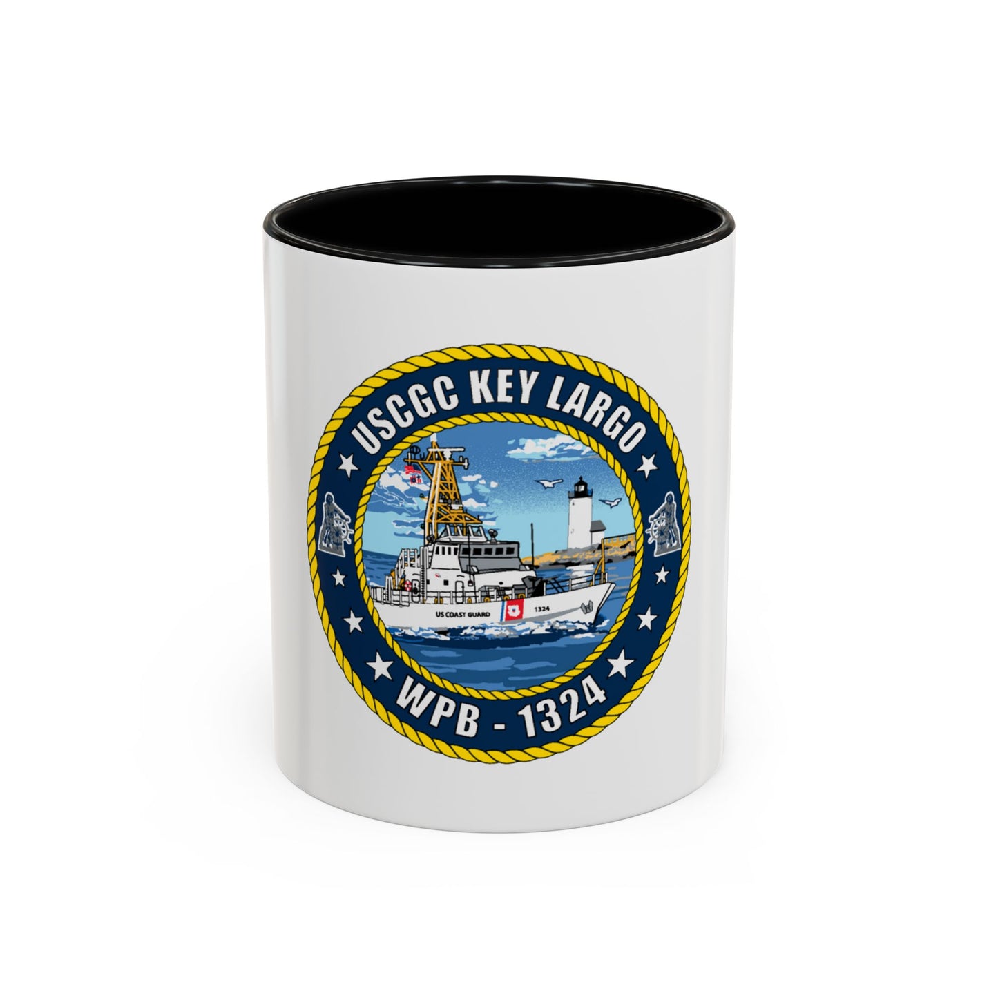 USCGC Key Largo WPB 1324 (U.S. Coast Guard) Accent Coffee Mug