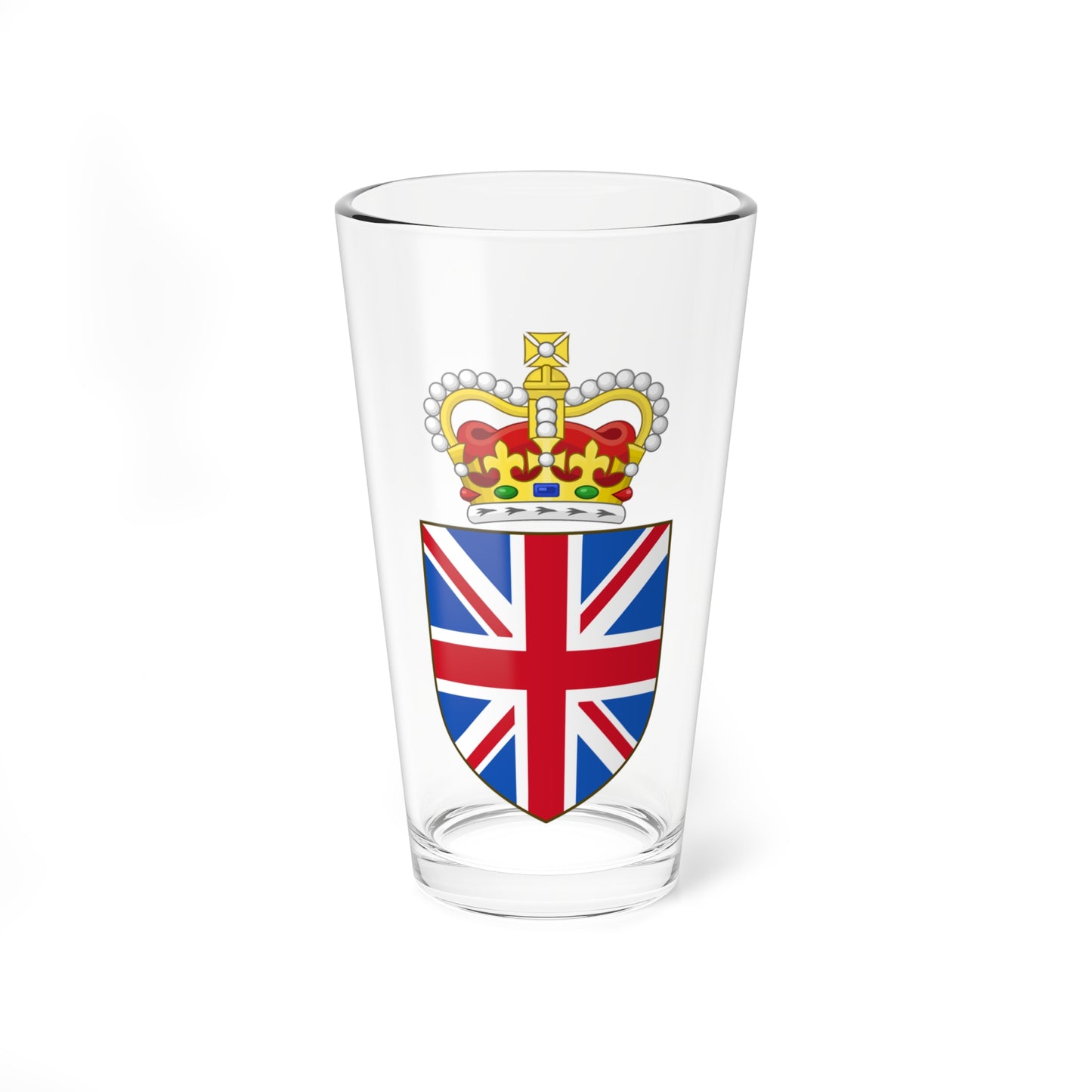 Union Badge of the United Kingdom (United Kingdom) (Coat of Arms) Pint Glass 16oz