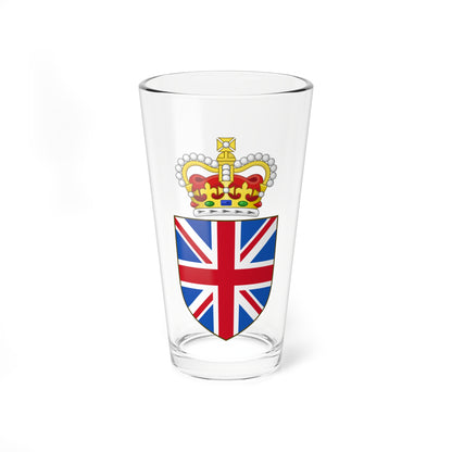 Union Badge of the United Kingdom (United Kingdom) (Coat of Arms) Pint Glass 16oz