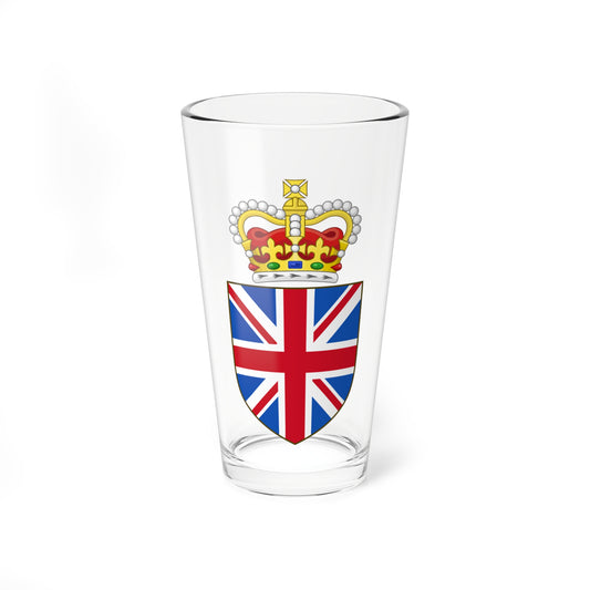 Union Badge of the United Kingdom (United Kingdom) (Coat of Arms) Pint Glass 16oz